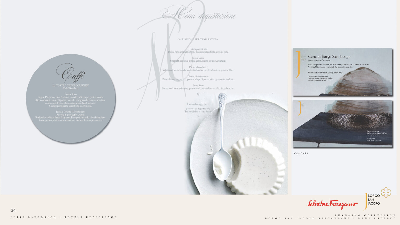 Lungarno Collection - Ferragamo group - branding borgo san jacopo restaurant